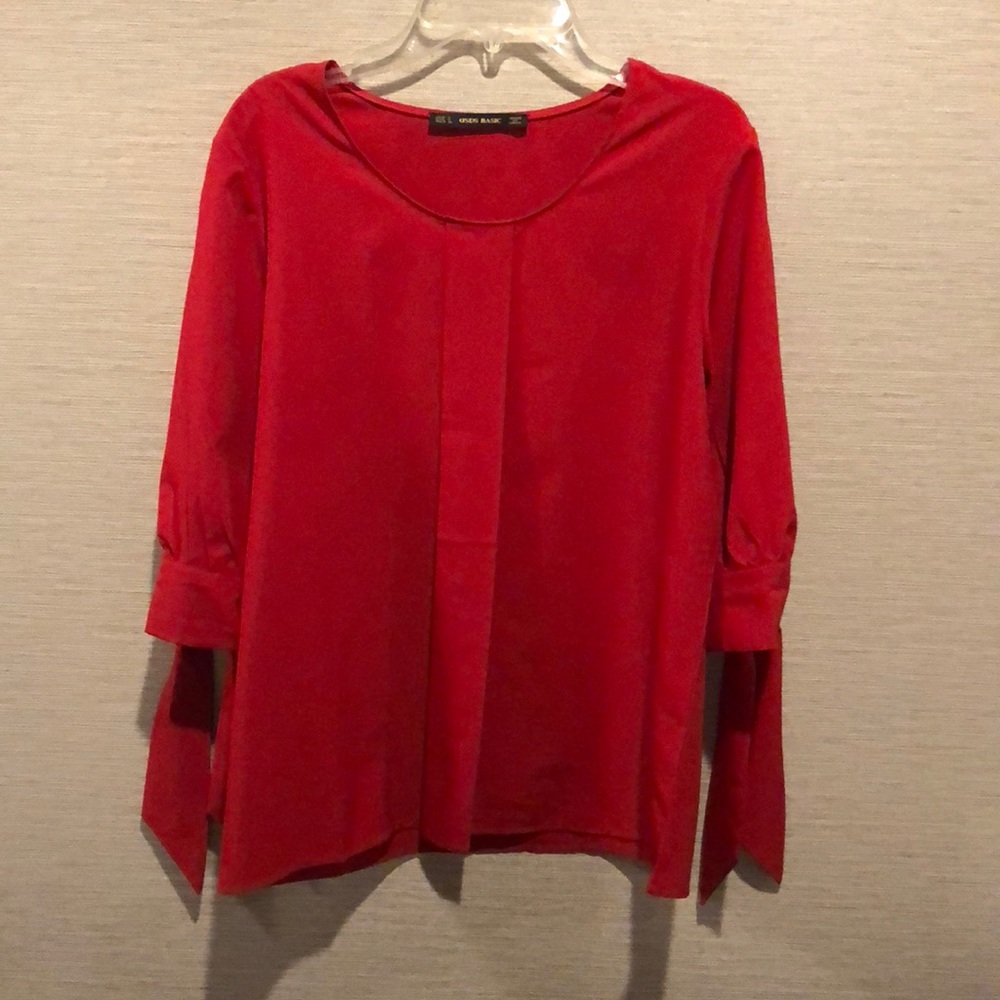 Zaful red blouse WORN ONCE